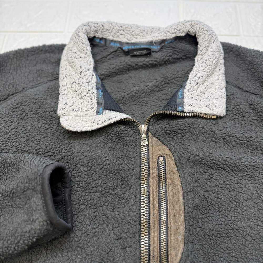 Kuhl Mens Grey Fleece Jacket Size XL Full Zip Outdoor Hiking Mid-Length